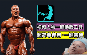 超简单使用!2分钟出效果,Ai一键换脸替换人物脸部,免费纯本地运行,支持N卡win系统,离线Ai换脸-素材资源网